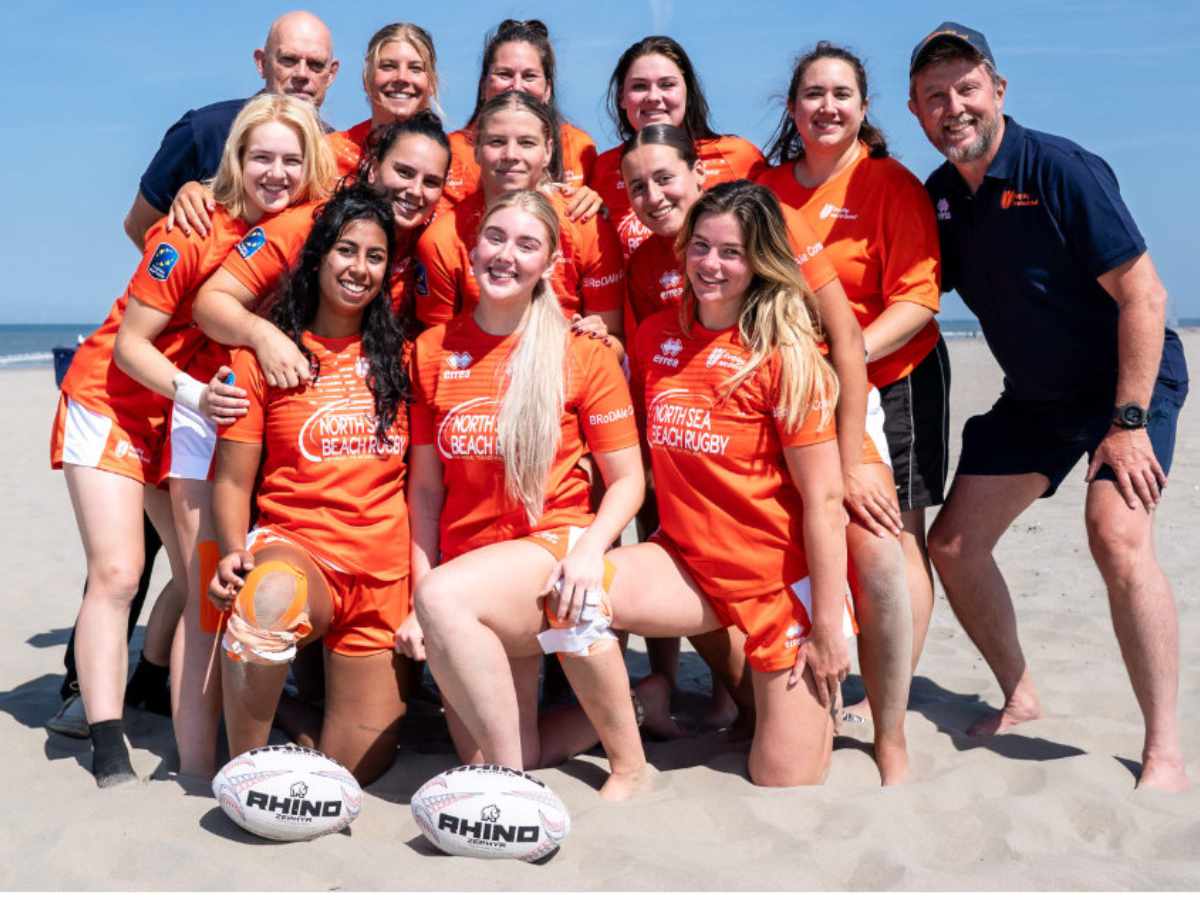 National Dutch Beach Rugby Team Female Eurpean Championship